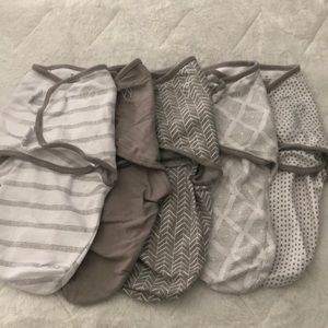 Five Baby Swaddles